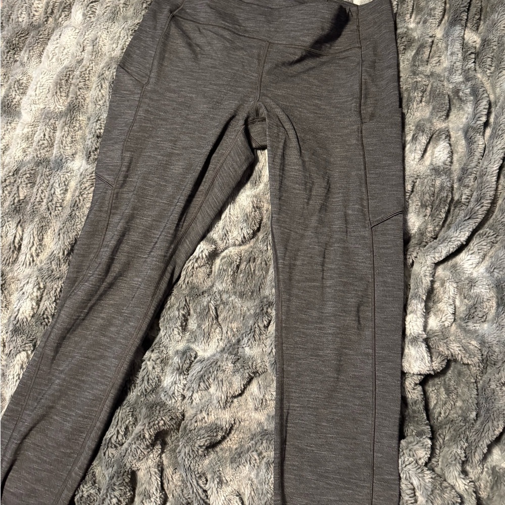 Lululemon size 12 swift speed high rise 28” grey
